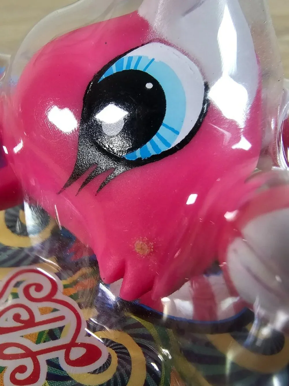 Hasbro Littlest Pet Shop #3269 Fox Pink White Striped Tail NEW LPS 2013